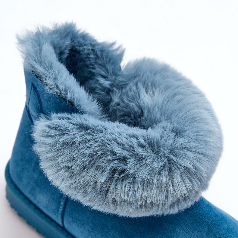 PS1 Eristetyt naisten lumisaappaat koristeella, sininen Siriol 2