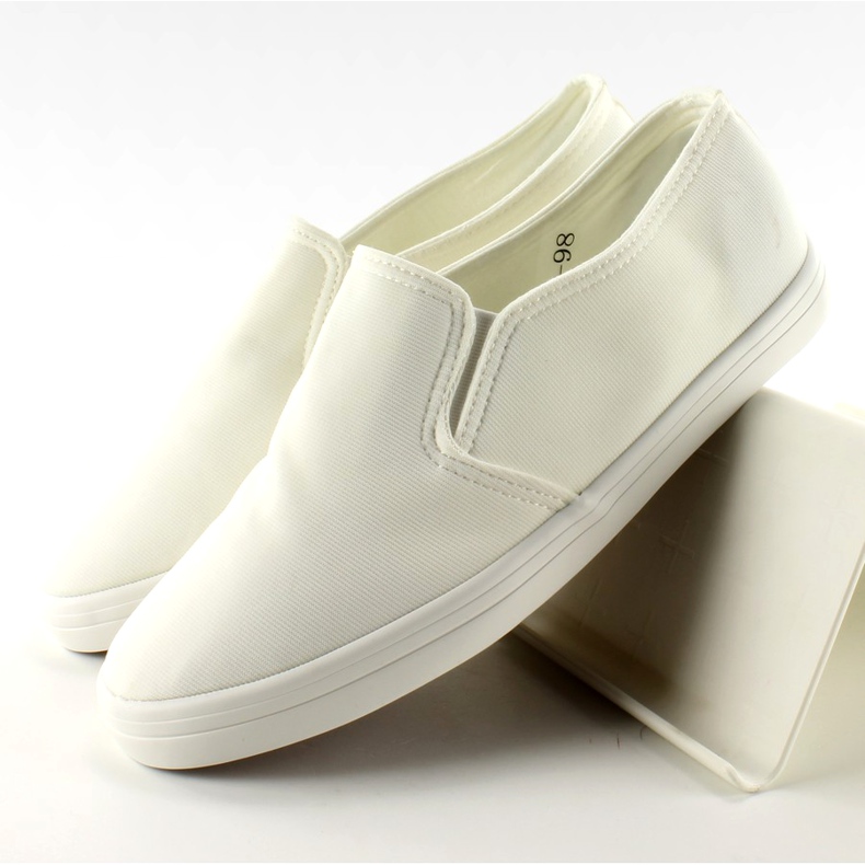 Materiaali Slip-on lenkkarit 1-98 Valkoinen 1