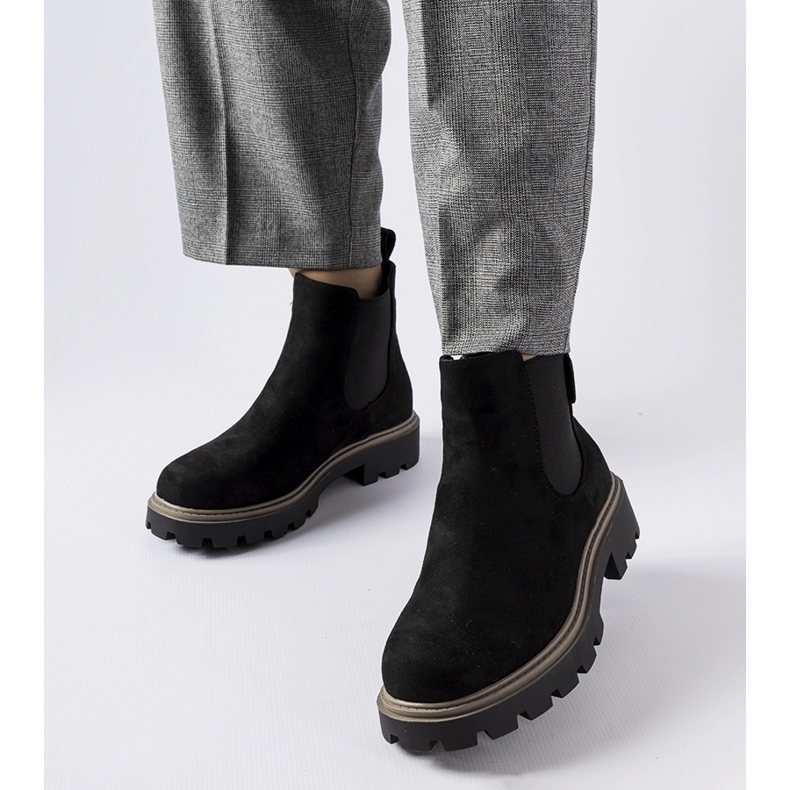 Mustat eristetyt saappaat Big Star MM274372 1