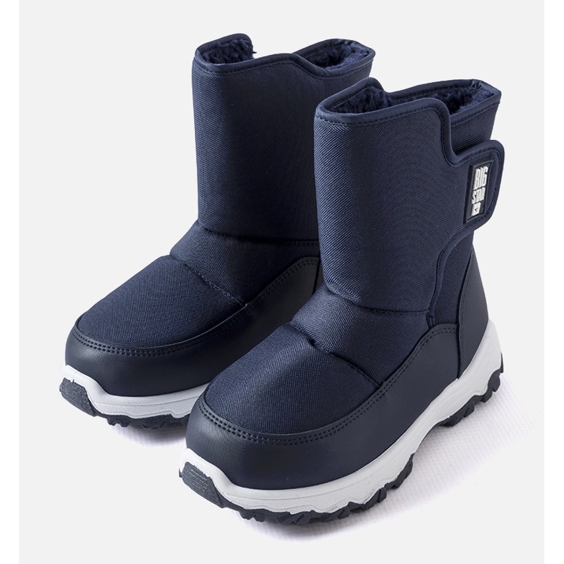 Tummansiniset lasten lumisaappaat Big Star MM374120 sininen 1