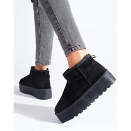 Mustat lyhyet lumisaappaat Shelovet-tasolla 1