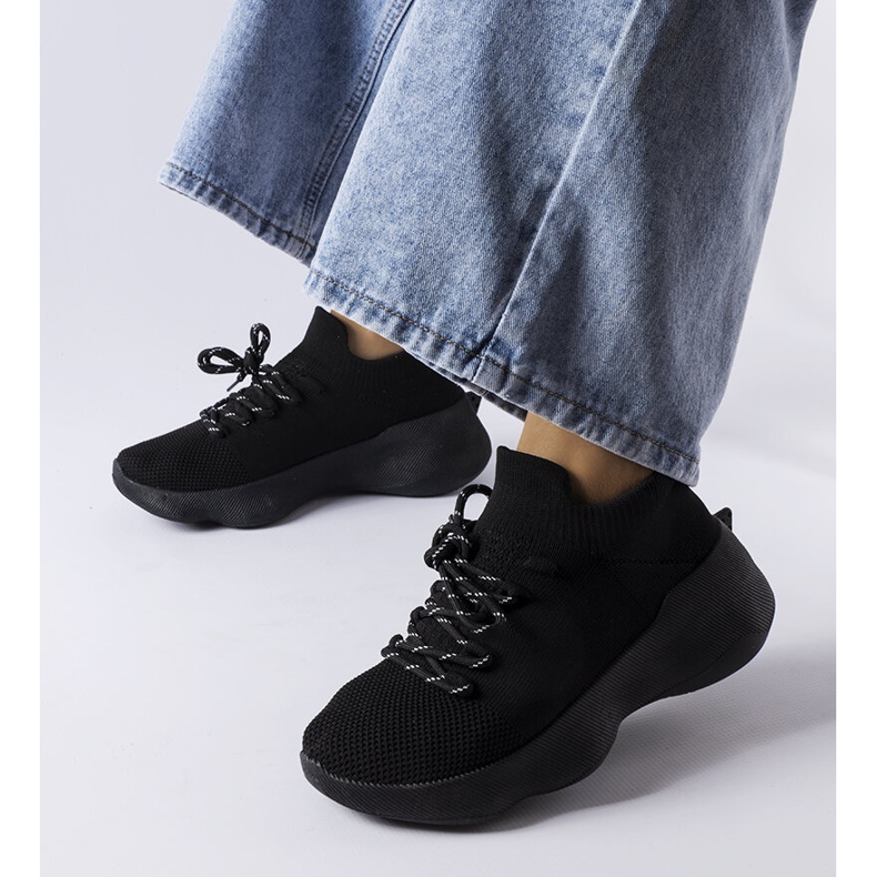 Lavallée musta kangas urheilukengät 1