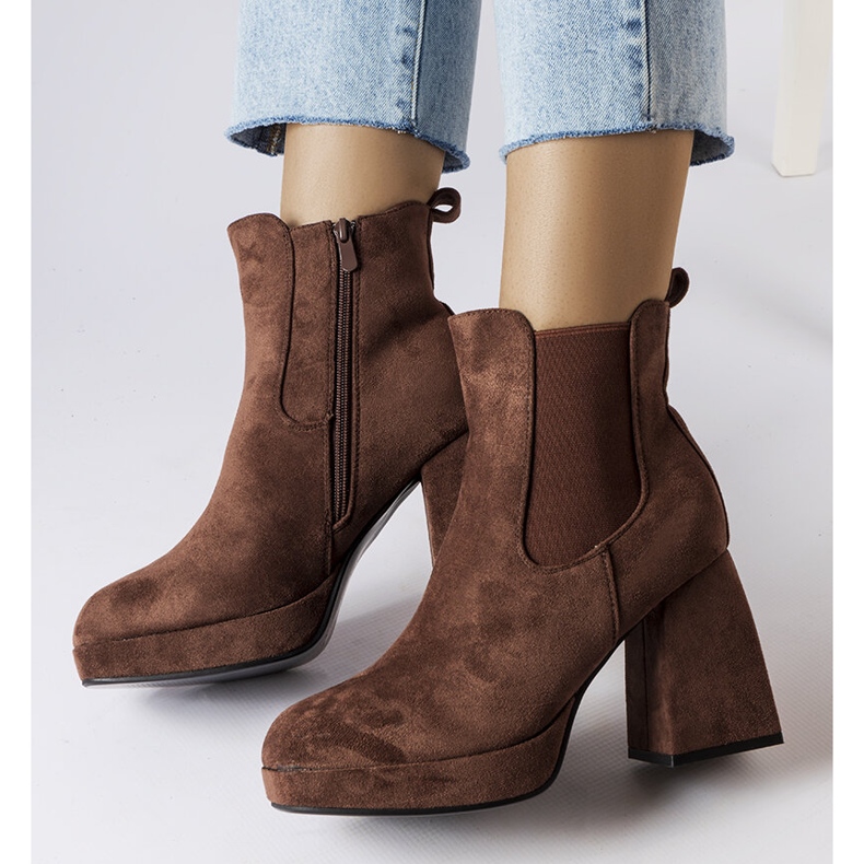 Province ruskeat eko-mokkanahkasaappaat 1