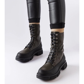 Lorin vihreät työsaappaat, joissa paksumpi pohja 1