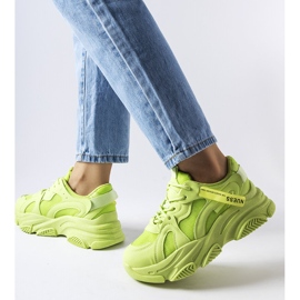 Inna Amendolan vihreät lenkkarit paksulla pohjalla 1