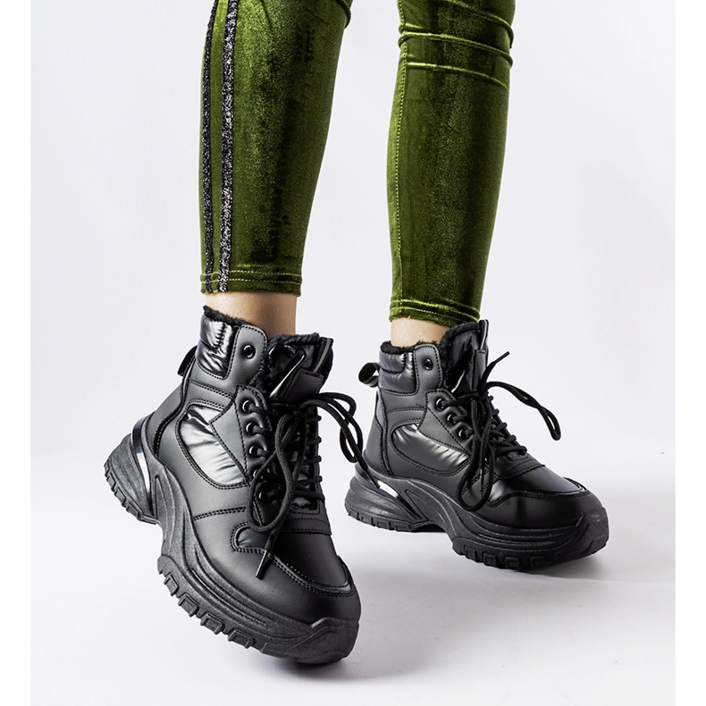 Evento Mustat eristetyt Giacinto talviurheilukengät 1