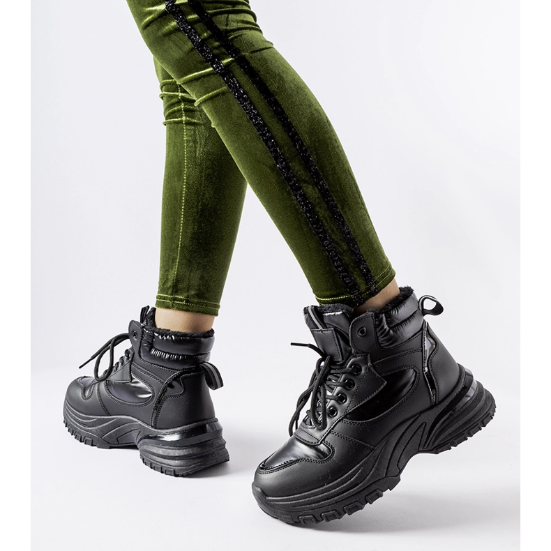 Evento Mustat eristetyt Giacinto talviurheilukengät 2