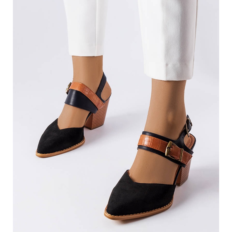 Hardouin mustat stiletto-pumput 1