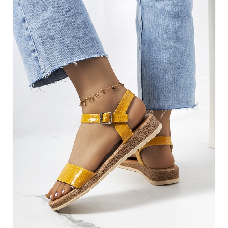 Keltaiset Speier naisten sandaalit keltainen 1