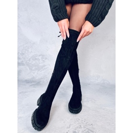 Naisten Alyssa Mustat saappaat 2