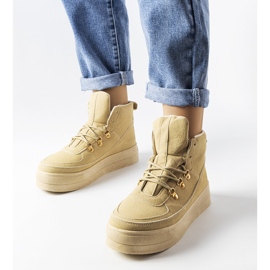 Jolinin beigenväriset nauhakengät 1