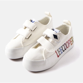 Lee Cooper Kids Valkoiset Velcro Tennarit valkoinen 1