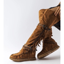 Inna Novellan ruskeat kiila saappaat 1