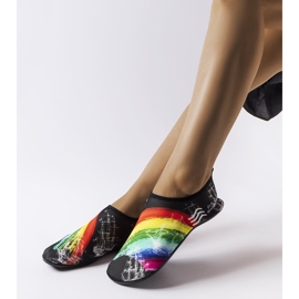 ProWater Musta värikäs printti Krejz vesikengät 1