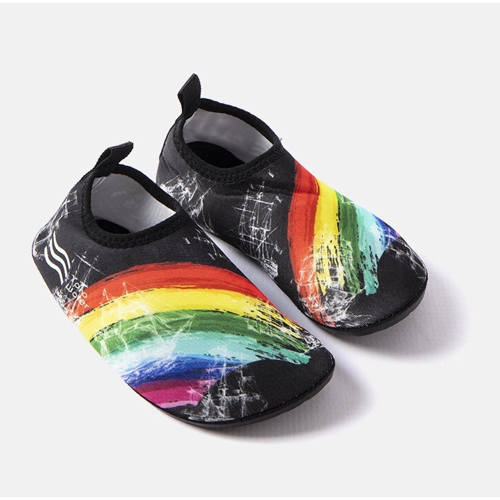 Lasten värikkäät Slipen-vesikengät musta musta 1