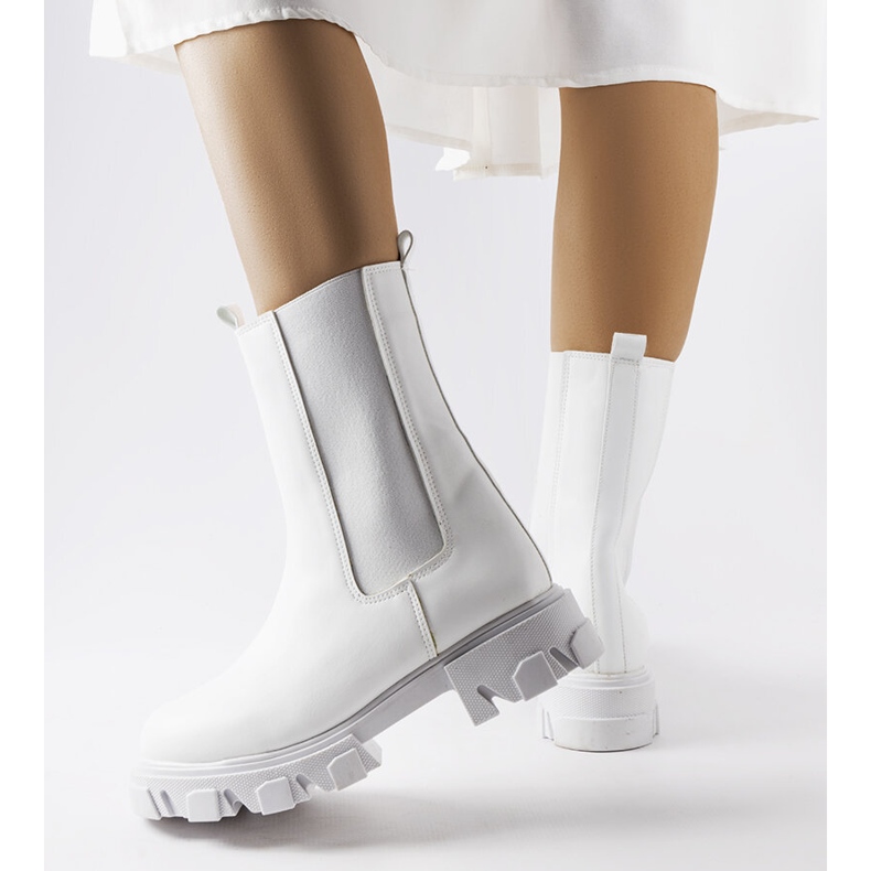 Vallejon valkoiset työsaappaat valkoinen 1