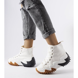 Toron valkoiset urheilulenkkarit paksulla pohjalla valkoinen 2