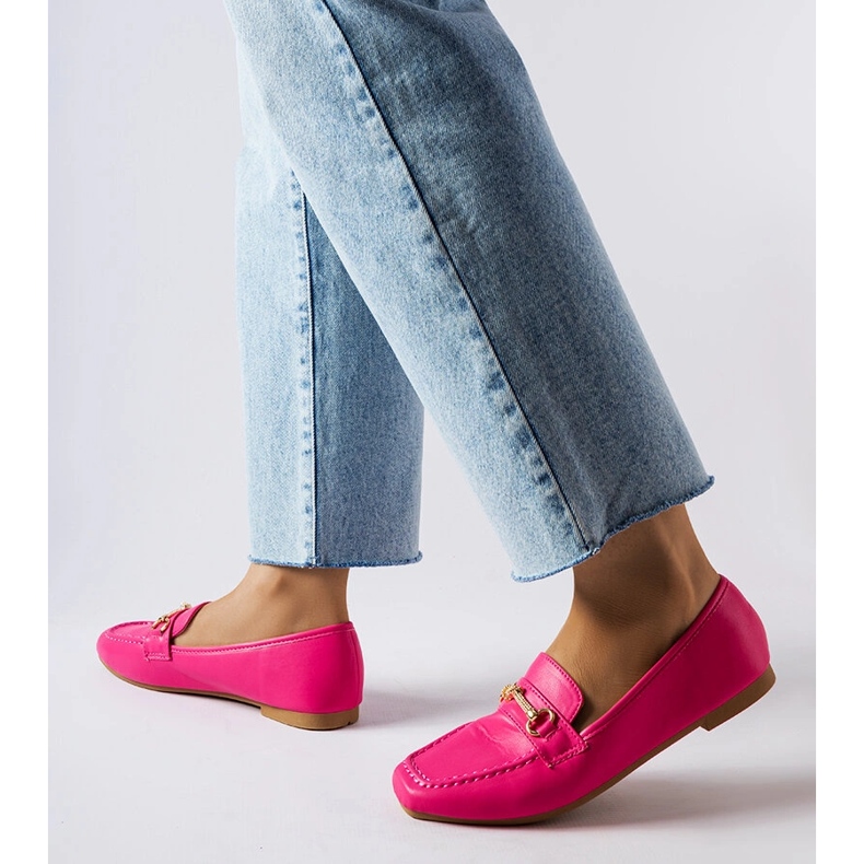 Dochertyn vaaleanpunaiset koristeloaferit vaaleanpunainen 1