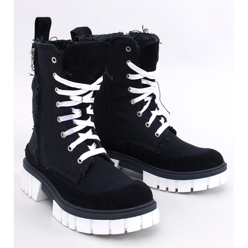 Canvas-nilkkurit Vaugh Black -suojalla musta 1