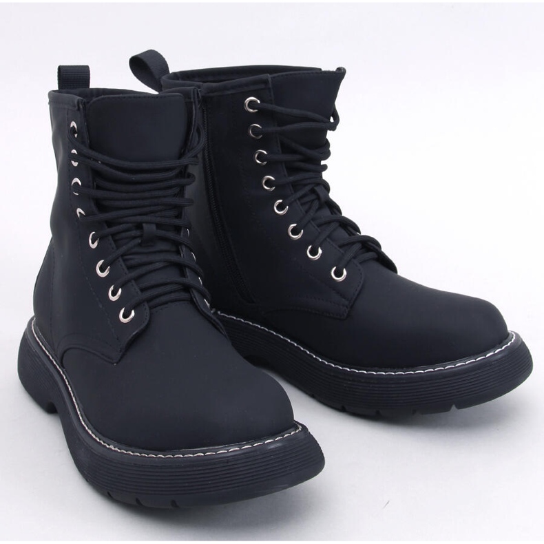 Peddy Black nauhalliset nilkkurit musta 1