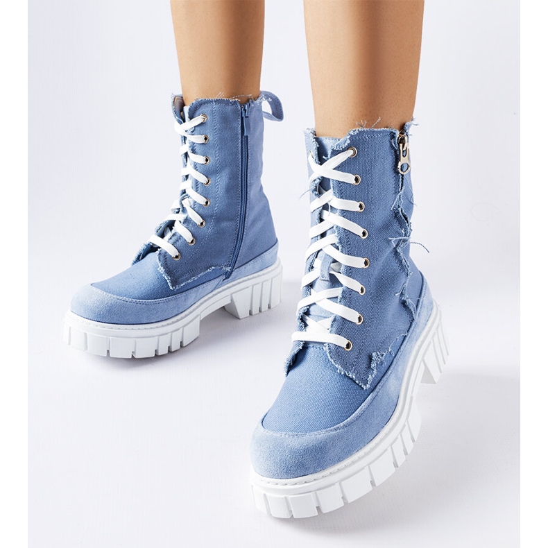 Siniset eristetyt Crispiero-saappaat sininen 2