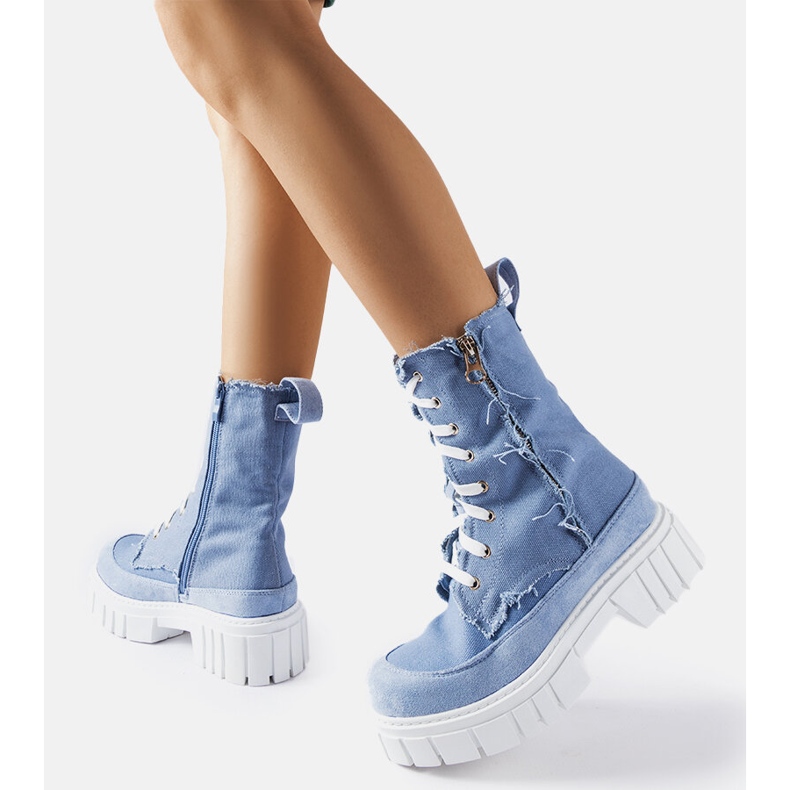 Siniset eristetyt Crispiero-saappaat sininen 1