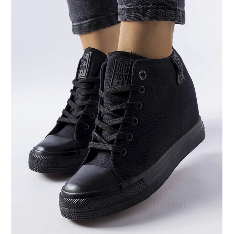 Big Star LL274034 mustat wedge-lenkkarit 1