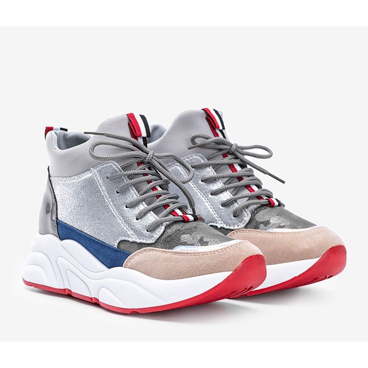 Harmaat lenkkarit paksulla Cassadi -pohjalla 1