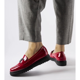 Inna Vincezan punaiset patentoitu mokasiinit punainen 1