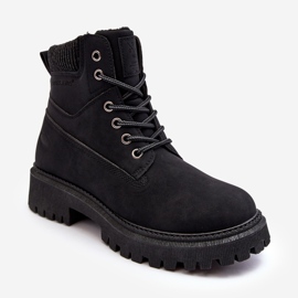 Naisten eristetyt saappaat Black Cross Jeans MM2R4012C musta 1