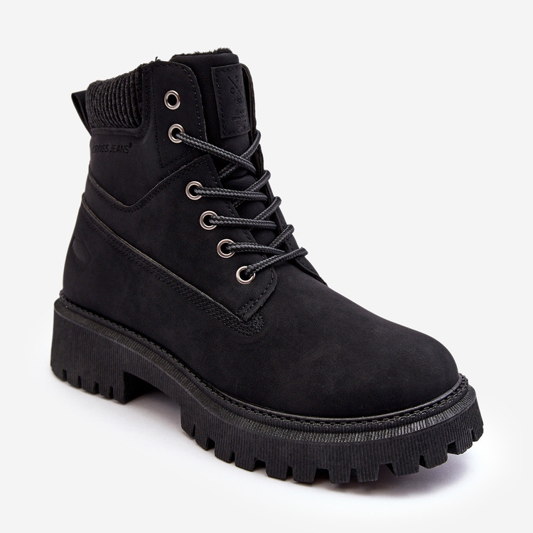 Naisten eristetyt saappaat Black Cross Jeans MM2R4012C musta 1