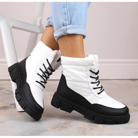 Naisten nauhat, eristetyt lumisaappaat, valkoinen, T.Sokolski Z23-389 1