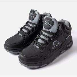 Mustat ja harmaat unisex-kengät Kappa 243316 Jonscha 1