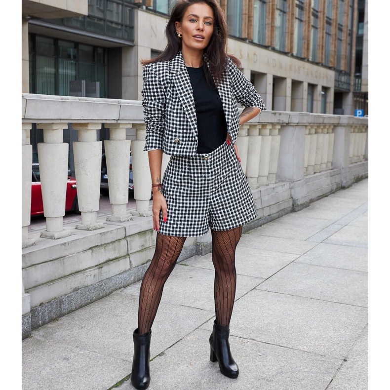 Mustat korkeakorkoiset nilkkurit koristeellisella Creil-hihnalla 1