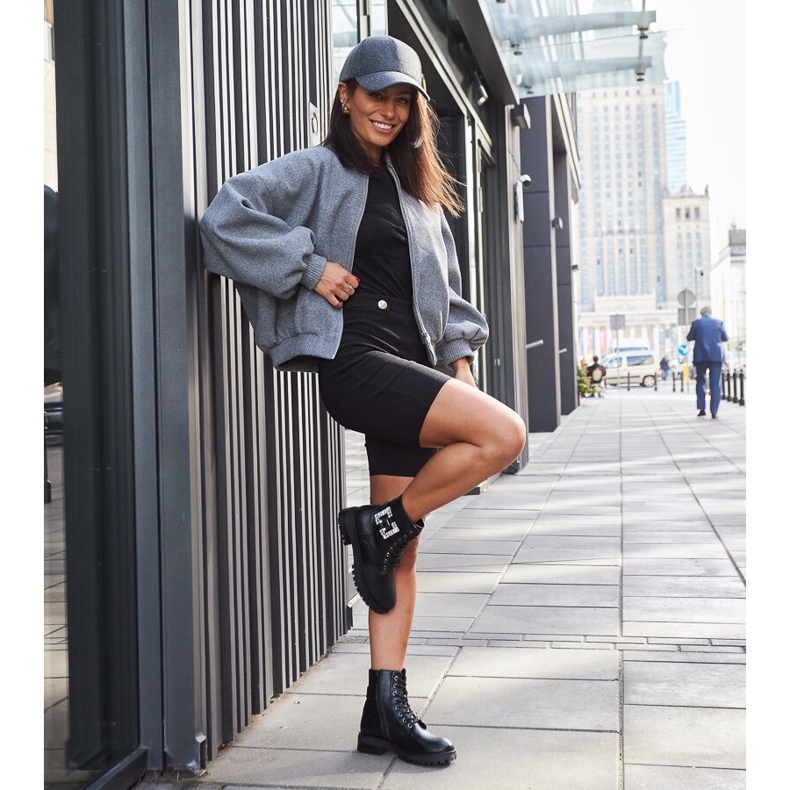 Inna Mustat työläiskengät koristeellisilla Guevara-zirkoneilla 1