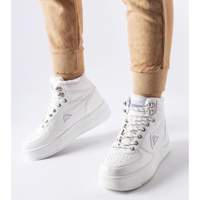 Kappa 243047 Fallou valkoiset eristetyt kengät valkoinen 1