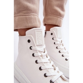 Naisten eristetyt vetoketjulliset tennarit, valkoinen Big Star MM274021 1