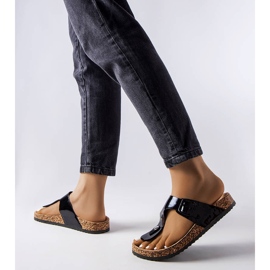 Lee Cooperin mustat varvastossut soljilla LCW-22-35-1170L 1