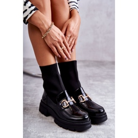 Naisten nilkkurit, joissa koristelu ja sukkahousut, musta 1