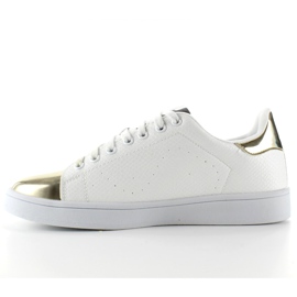 Tennarit metallisilla varpailla YP-01 Gold valkoinen keltainen 1