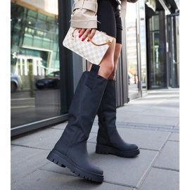 Mattamustat Jayden-eristetyt saappaat 2