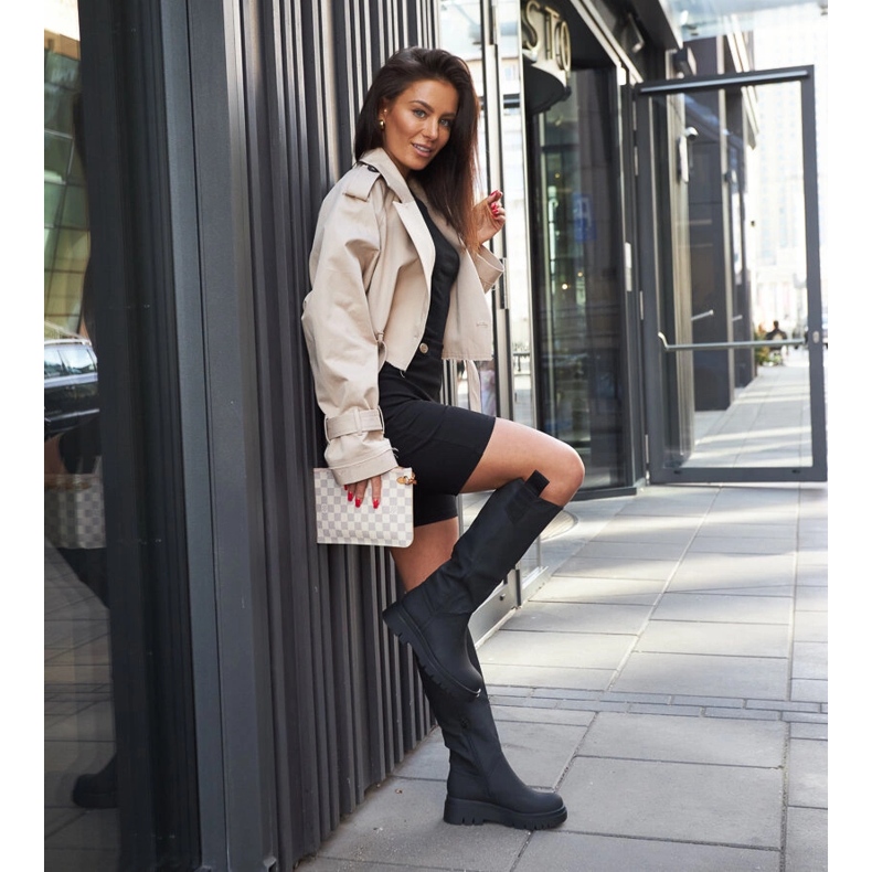 Mattamustat Jayden-eristetyt saappaat 1