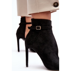 WS1 Naisten mokkanahkaiset nilkkurit, musta Amalundi 2