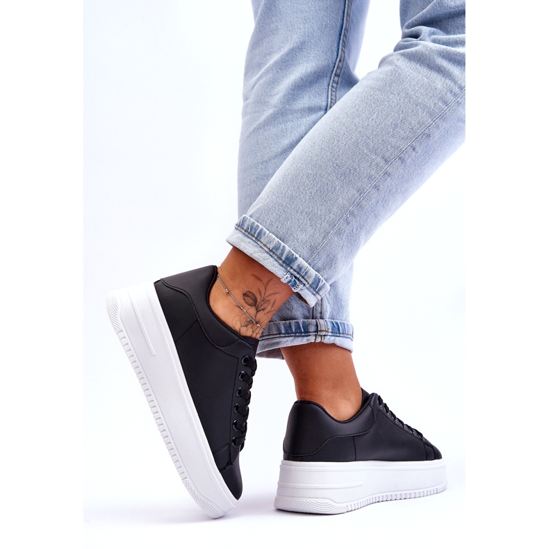 Naisten klassiset urheilukengät mustavalkoinen 2