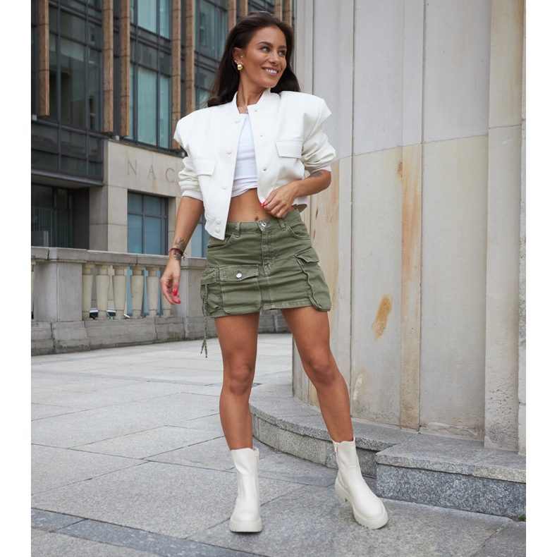 Kermanväriset nilkkurit Rinaldo-alustalla beige 1