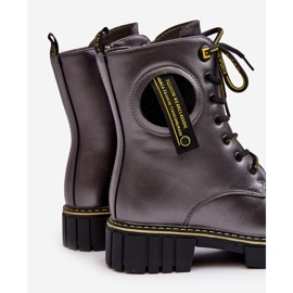 News Lasten eristetyt Trapper-saappaat Harmaa Iomare 1