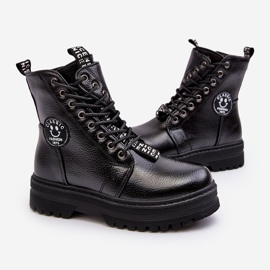 News Lasten eristetty Trapper Boots Black Conley musta 1