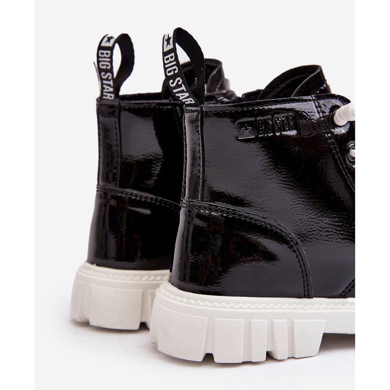 Patenttieristetyt lasten saappaat Big Star MM374147 musta 1