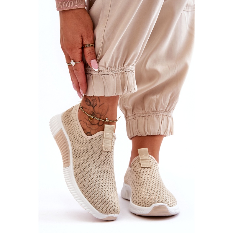 Naisten klassiset urheilukengät, beige 2