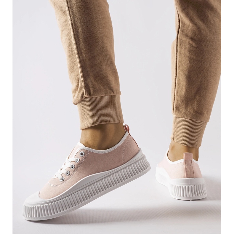 Pinkit Collepepe platform tennarit vaaleanpunainen 1